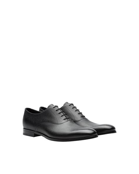 prada oxford men shoes|Prada black Oxford shoes.